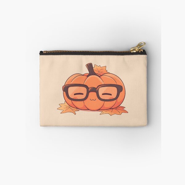 Item preview, Cute smiling pumpkin with glasses designed and sold by Trendy-Artistry.