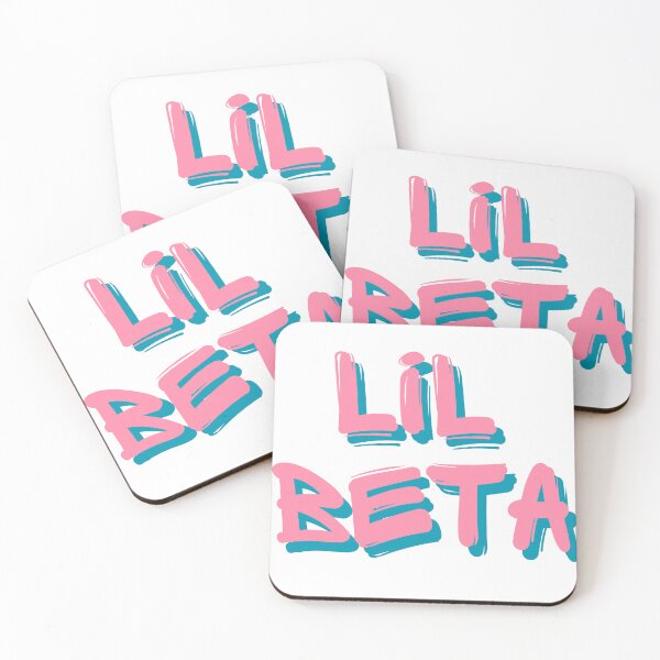 Item preview, Lil Beta Square Logo designed and sold by LilBeta.
