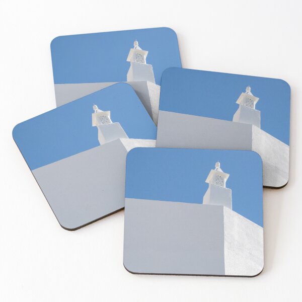 Item preview, Cobalt Blue and White - Signature Algarve Chimney Against Fair Sky designed and sold by Georgia Mizuleva.