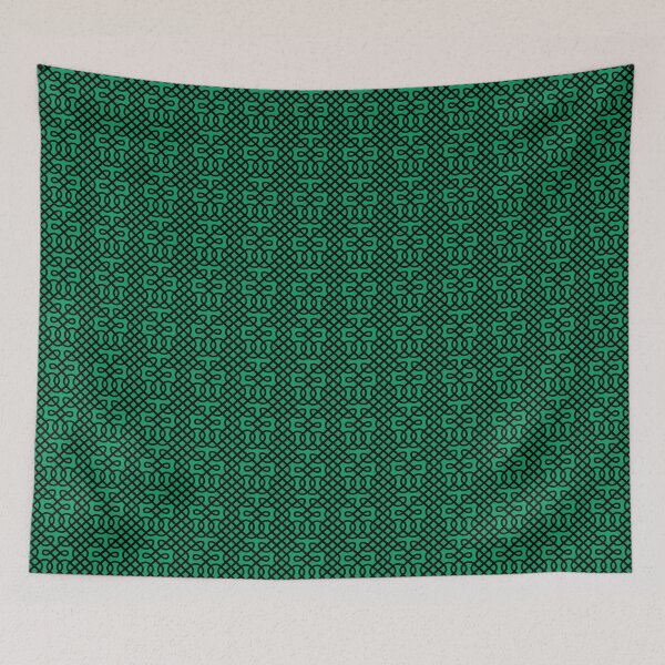 Item preview, Celtic knots pattern, Irish green an black designed and sold by Enrika.