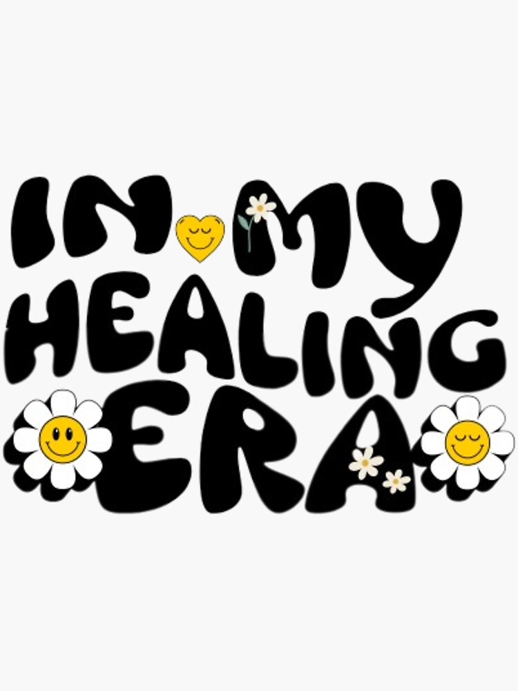 Thumbnail 3 of 3, Sticker, In My Healing Era designed and sold by NEXOMAP7.