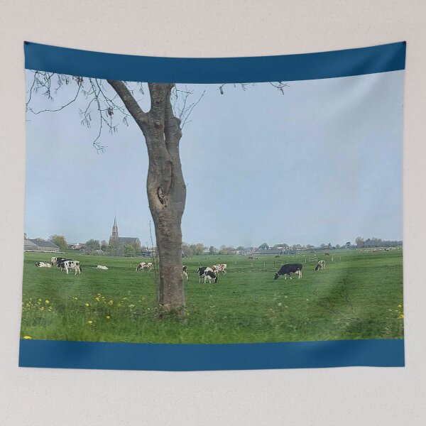 Item preview, Landscape With Cows designed and sold by hajarsdeco.