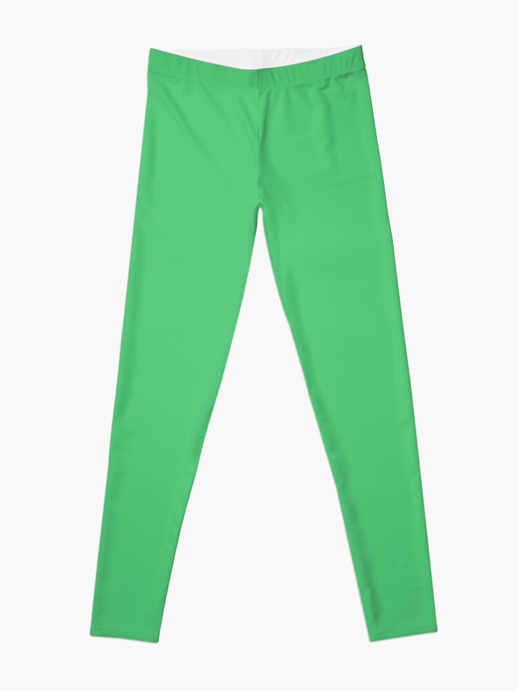 Thumbnail 3 of 5, Leggings, Emerald Green Color designed and sold by Claudiocmb.