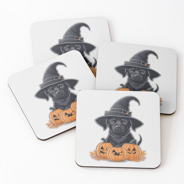 Item preview, Cute Black Dog Wearing Wizard Hat 2 designed and sold by NidADesign.