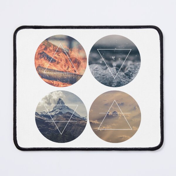 Item preview, The Four Elements Alchemy Symbols designed and sold by Sophie Earl.