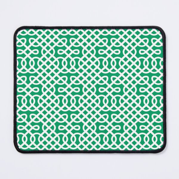 Item preview, Celtic knots pattern, Irish green an white designed and sold by Enrika.