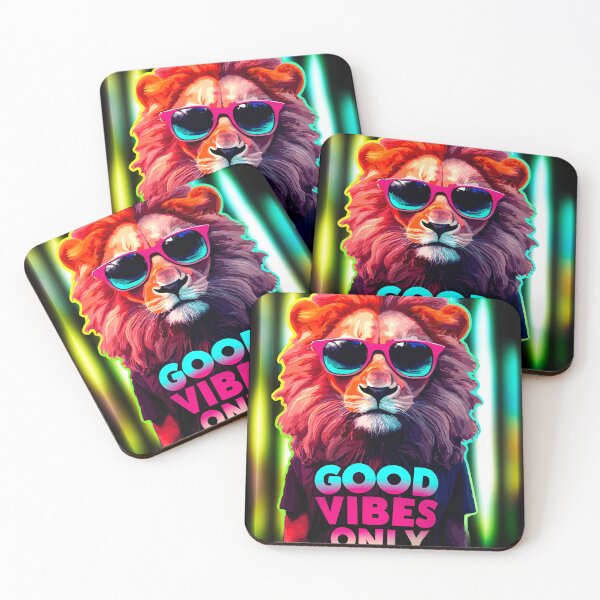 Item preview, Good vibes only - lion  designed and sold by mwebba2005.