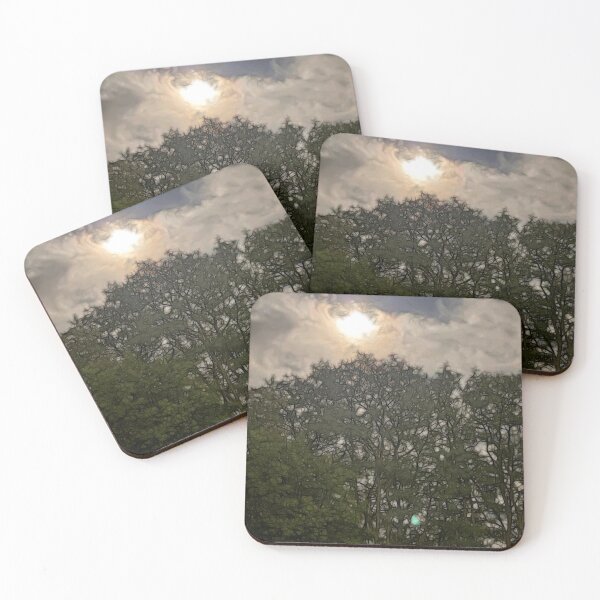 Item preview, Harvest Moon Over Trees designed and sold by bloomingvine.