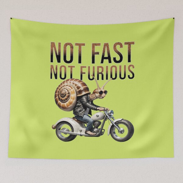 Item preview, Not Fast, Not Furious designed and sold by RuyaFab.
