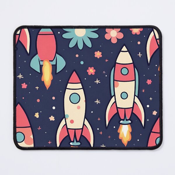 Item preview, Rocket Launch Flowery Way designed and sold by SeamCraft.