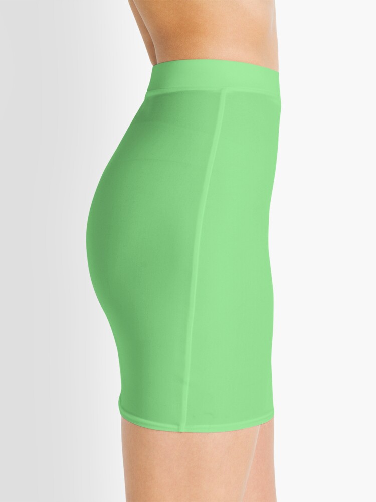 Thumbnail 2 of 4, Mini Skirt, Light Green Color designed and sold by Claudiocmb.