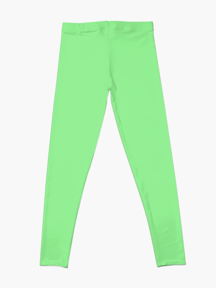 Thumbnail 4 of 5, Leggings, Light Green Color designed and sold by Claudiocmb.