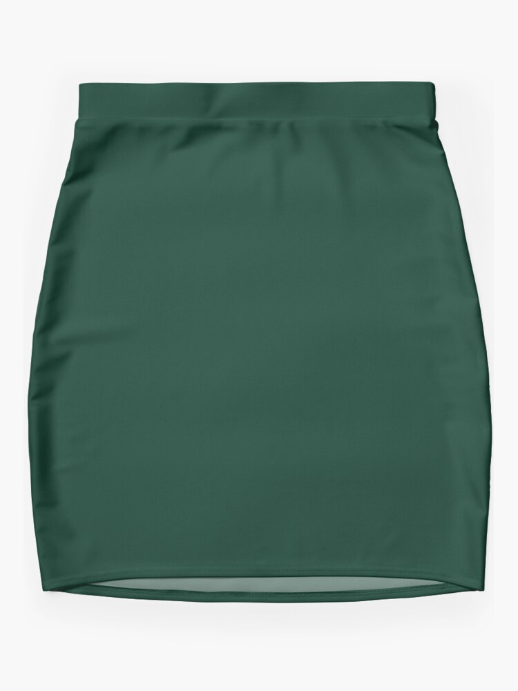 Thumbnail 3 of 4, Mini Skirt, Dark Green Color designed and sold by Claudiocmb.