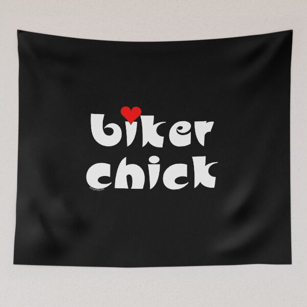 Item preview, Biker Chick Small Heart designed and sold by BartholGraphics.