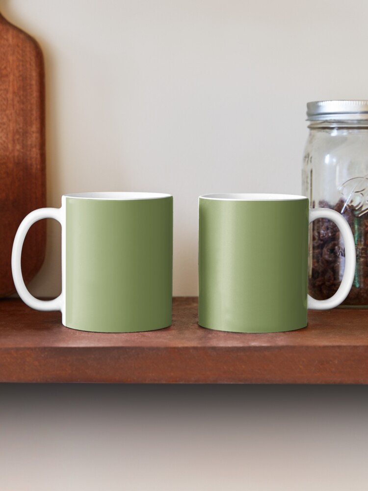 Coffee Mug, Sage Green Color designed and sold by Claudiocmb