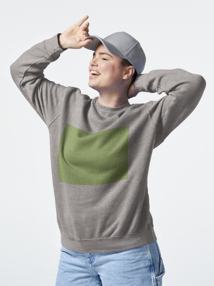 Thumbnail 5 of 7, Pullover Sweatshirt, Sage Green Color designed and sold by Claudiocmb.