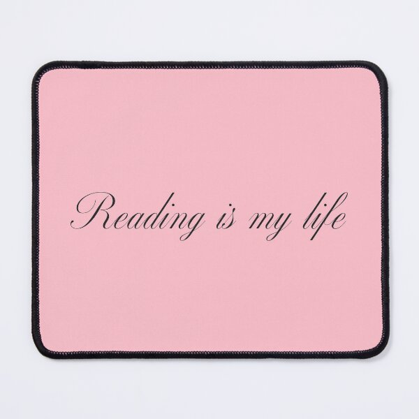 Item preview, Reading is my life - Pink Background designed and sold by Daniel-DL.
