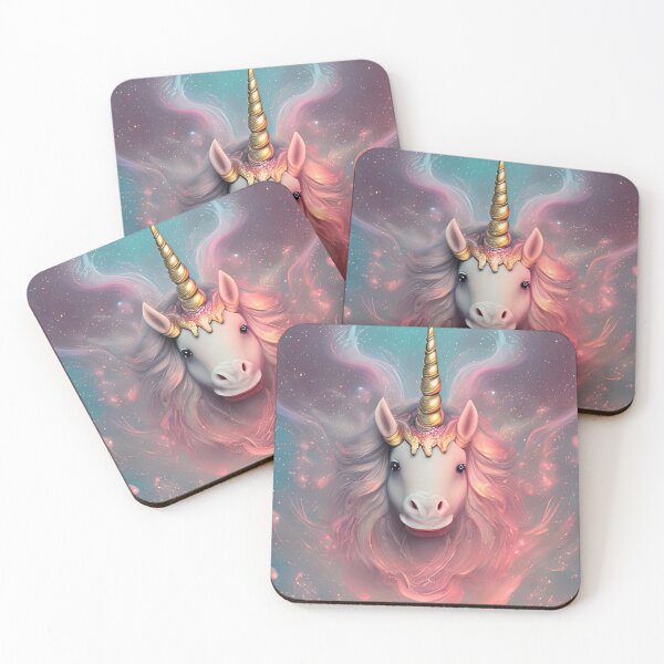 Item preview, Unicorn Pink dreams, fantasy, fable, horse, magic, glitter designed and sold by Cyber Kids.