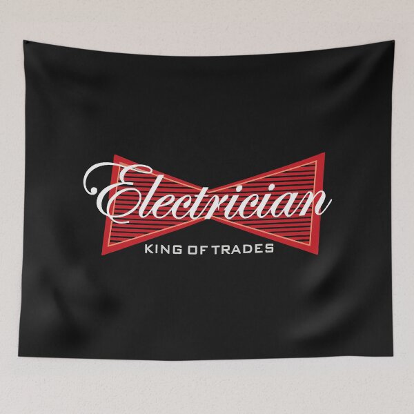 Item preview, Electrician King Of Trades / Electricity  designed and sold by Tee Hub.