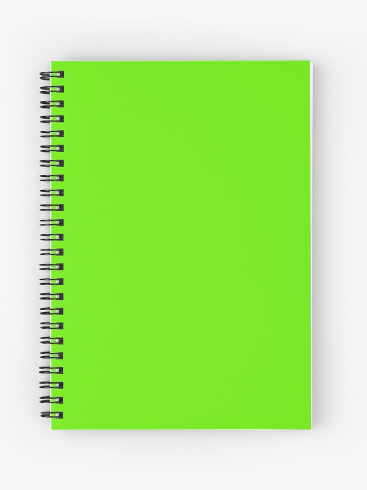 Spiral Notebook, Sparkly Green Color designed and sold by Claudiocmb