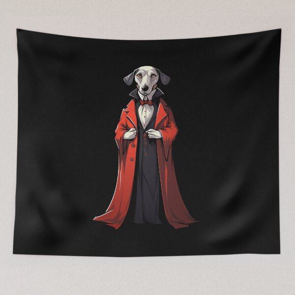 Item preview, Halloween Count Dracula Dog: Canine of the Night designed and sold by hamishby.