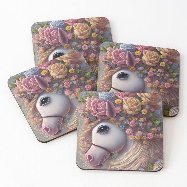 Item preview, Unicorn Pink dreams, fantasy, fable, horse, magic, glitter designed and sold by Cyber Kids.