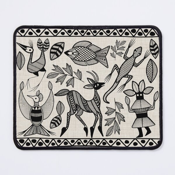 Item preview, African Senufo Korhogo Tribal Ethnic Art designed and sold by BluedarkArt.