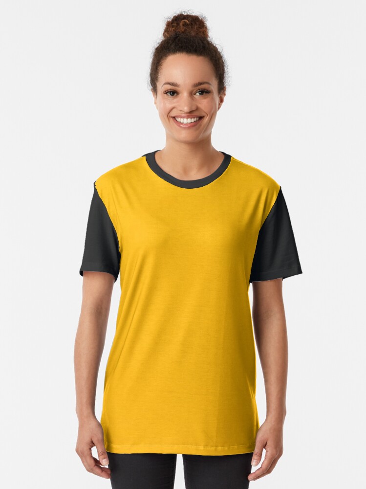 Thumbnail 2 of 5, Graphic T-Shirt, Mustard Yellow Color designed and sold by Claudiocmb.