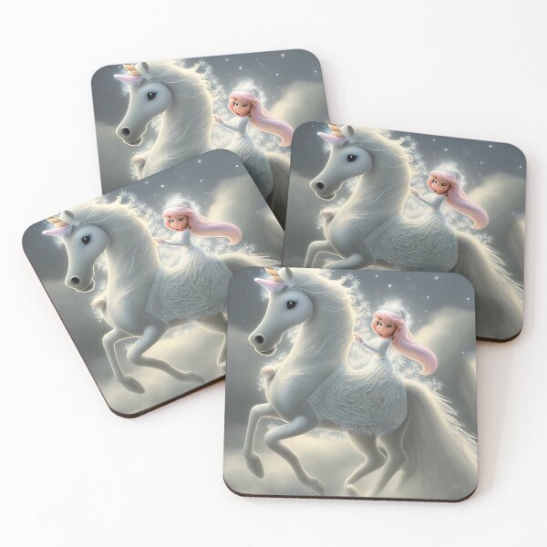 Item preview, Unicorn Pink dreams, fantasy, fable, horse, magic, glitter designed and sold by Cyber Kids.