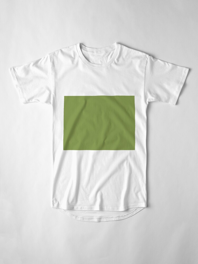 Thumbnail 4 of 5, Long T-Shirt, Green Color designed and sold by Claudiocmb.