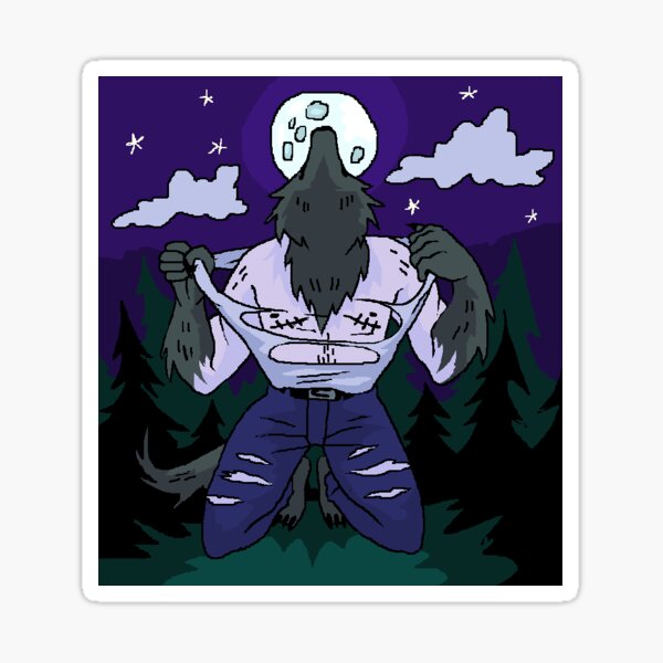 Item preview, Transmasc werewolf designed and sold by symbol-satire.