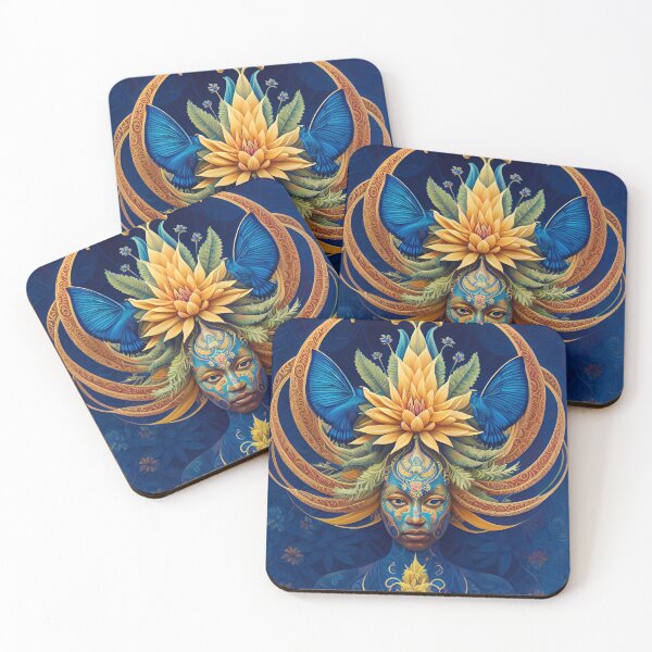 Item preview, The blue goddess designed and sold by Reset Retreat.
