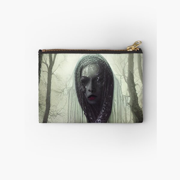 Item preview, Dark portrait of a woman with tentacles for hair, Dark Medusa designed and sold by depthsofthemind.