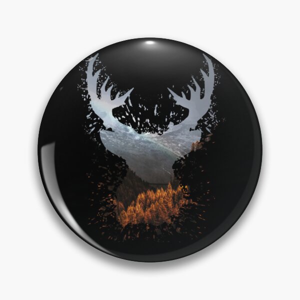 Artikelvorschau, Winter Deer Shade Schwarz entworfen und verkauft von Warrioll.