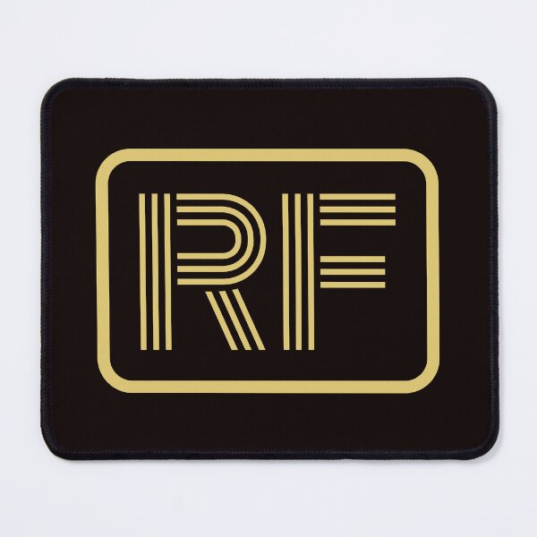Item preview, RF Initials Gold Geometric Letters designed and sold by Jeallan Designs.
