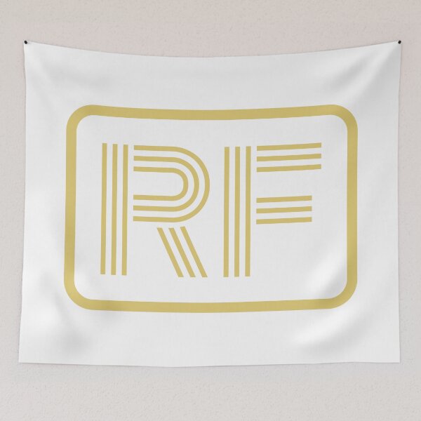Item preview, RF Initials Gold Geometric Letters designed and sold by Jeallan Designs.
