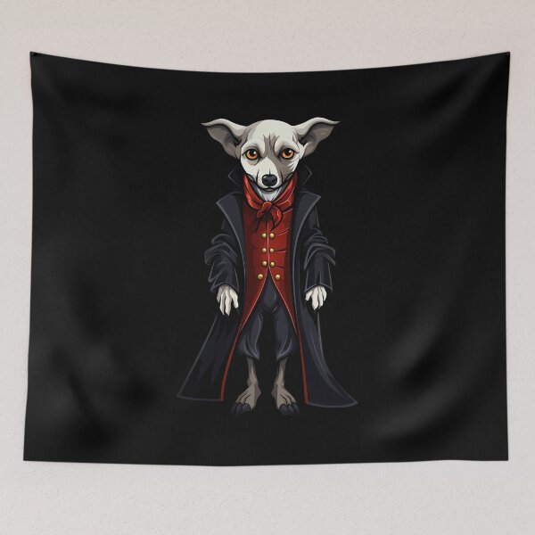 Item preview, Halloween Count Dracula Dog: Canine of the Night designed and sold by hamishby.