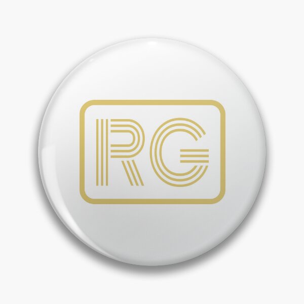 Item preview, RG Initials Gold Geometric Letters designed and sold by Jeallan Designs.