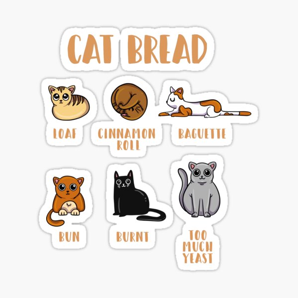 Cat Loaf' Sticker