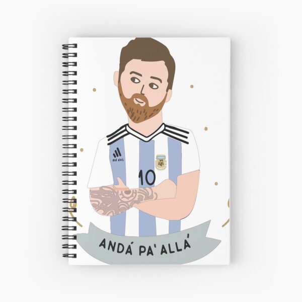 Zidane Maradona Pele Spiral Notebook