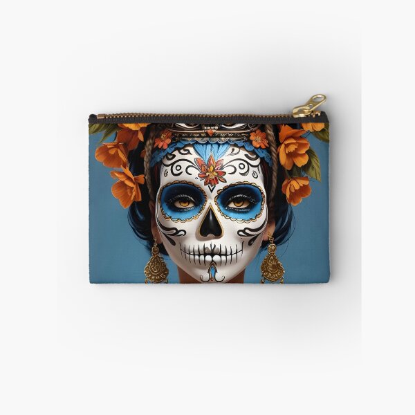 Item preview, Catrina's Bouquet: Floral Skull Art designed and sold by Ceemko's Vintage Corner.