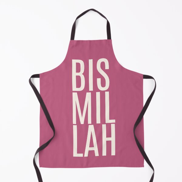 Item preview, Bismillah Basmallah Allah بسم الله الرحمن الرحيم Arabic in Pink Fuchsia designed and sold by ZamZamDesign.