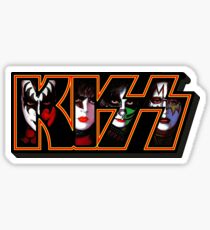 kiss - faces Sticker