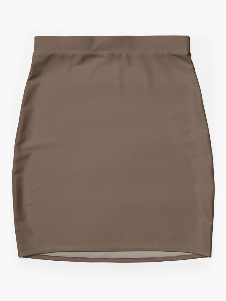 Thumbnail 3 of 4, Mini Skirt, Brown Color designed and sold by Claudiocmb.