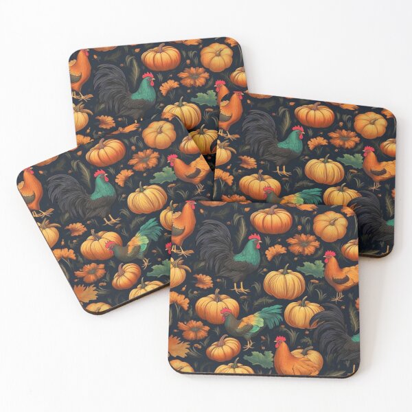 Item preview, Gothic Harvest: A Vibrant Poultry Tapestry designed and sold by FairX.