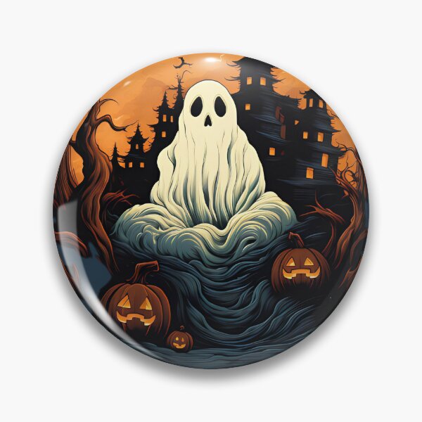 Item preview, Halloween Lonely Ghost designed and sold by DeLietoGraphics.