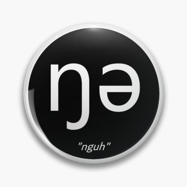 Item preview, Transparent White Nguh Logo designed and sold by AgmaSchwa.