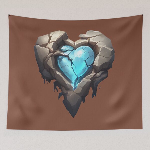 Item preview, Blue Heart in Stone designed and sold by RayFallon.