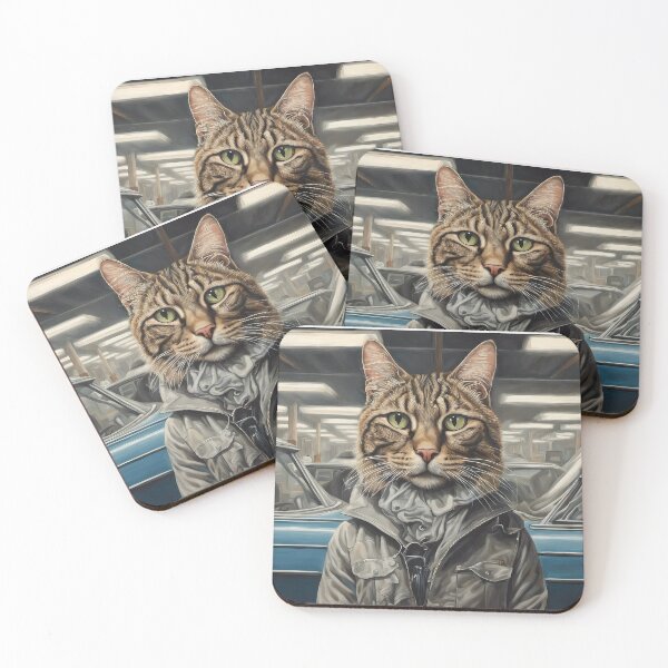 Item preview, A Cat that works in an Auto Body Shop designed and sold by ckwags.