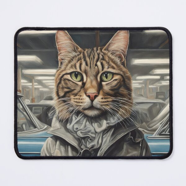 Item preview, A Cat that works in an Auto Body Shop designed and sold by ckwags.